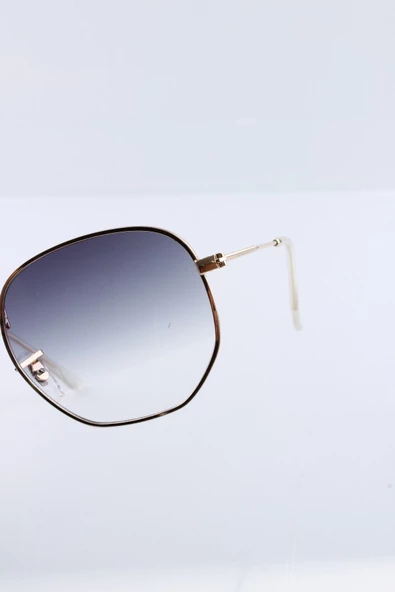 UNISEX SİYAH ALTIN UV400 GÜNEŞ GÖZLÜĞÜ SILVIO MONETTI - 3SM3548R004 - Resim 4