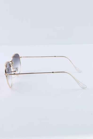 UNISEX SİYAH ALTIN UV400 GÜNEŞ GÖZLÜĞÜ SILVIO MONETTI - 3SM3548R004 - Resim 3