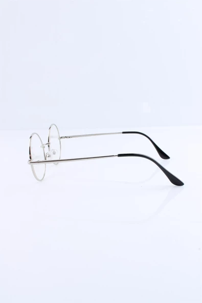 UNISEX ŞEFFAF GÜMÜŞ UV400 GÜNEŞ GÖZLÜĞÜ SILVIO MONETTI - 3SM5001IR003 - Resim 2