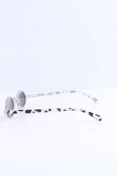 UNISEX BEYAZ LEOPAR UV400 GÜNEŞ GÖZLÜĞÜ SILVIO MONETTI - 3SM5928R006 - Resim 4