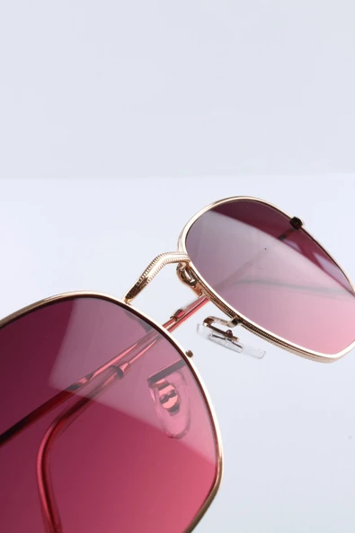 UNISEX BORDO ROSE UV400 GÜNEŞ GÖZLÜĞÜ SILVIO MONETTI - 3SM3548R007 - Resim 6