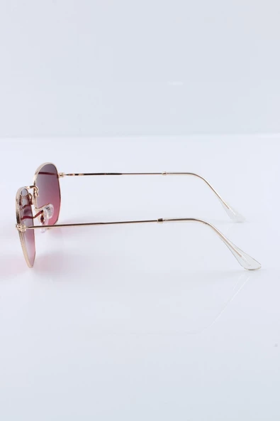 UNISEX BORDO ROSE UV400 GÜNEŞ GÖZLÜĞÜ SILVIO MONETTI - 3SM3548R007 - Resim 4