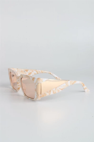 Max Polo Bej Mat  UV400 Filtre Kadın Güneş Gözlüğü G24MPS3207R06 ürün görseli 1