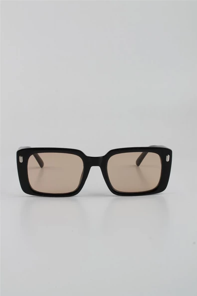 By Marine Siyah Bej UV400 Filtre Unisex Güneş Gözlüğü G24FT1256R03 - Resim 2