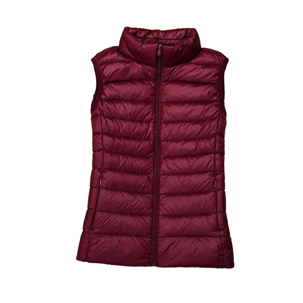 Bayan Ceket Slim Fit Fermuar Kapatma Kış Yelek 001