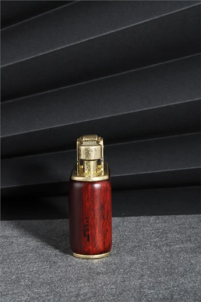 Silvio Monetti  Bordo Renk Ahşap Desenli Benzinli Çakmak  24CSM889TR02 - Resim 4