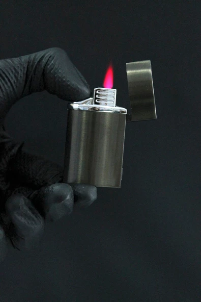 Silvio Monetti Siyah Gazlı Çakmak SMC3007MR001 - Resim 4