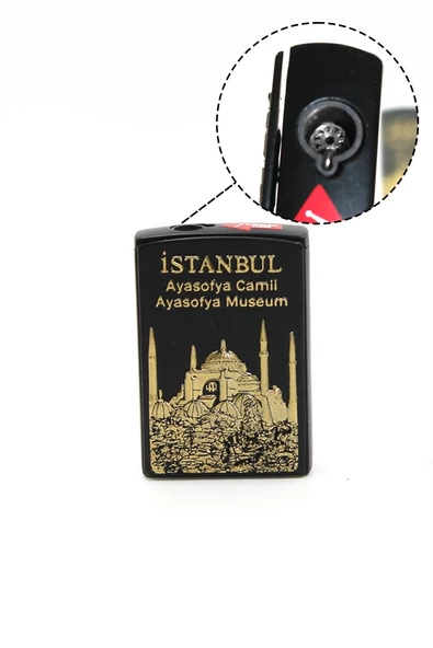 Silvio Monetti Siyah Sarı Gazlı Çakmak Smc3024Mr004 - Resim 2