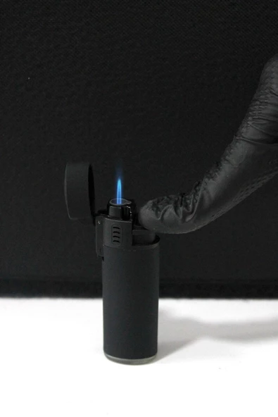 Silvio Monetti Siyah Gazlı Çakmak Smc404Par001 - Resim 4