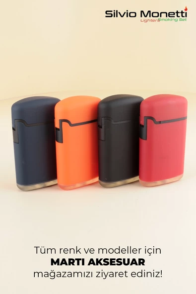 Silvio Monetti Siyah Gazlı Çakmak Smc3061Pr001 - 6