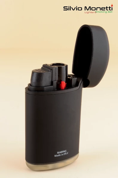 Silvio Monetti Siyah Gazlı Çakmak Smc3061Pr001