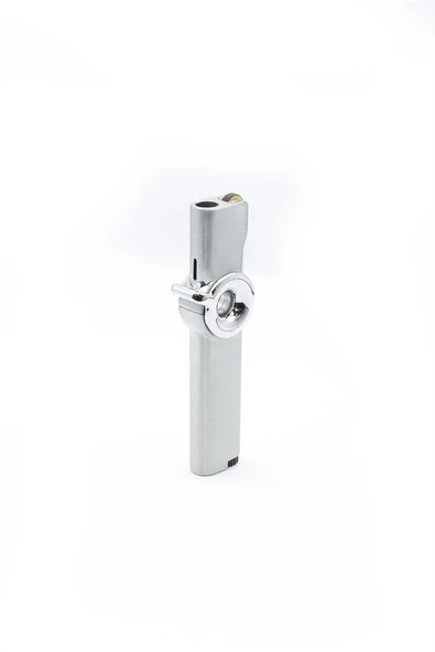Silvio Monetti Gümüş Gazlı Torch Pürmüz Çakmak SMC454MR03 - Resim 5