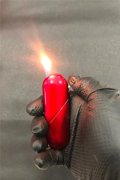 Silvio Monetti Kırmızı Gazlı Kalp Şeklinde Çakmak SMC3031MR01 - Resim 4