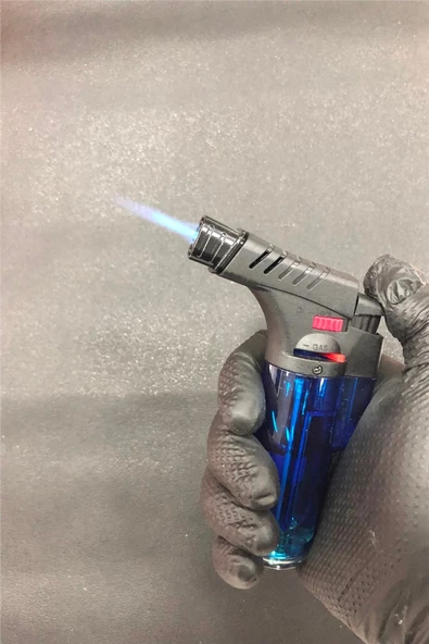 Silvio Monetti Mavi Gazlı Torch Pürmüz Çakmak SMC041PR02 - Resim 4