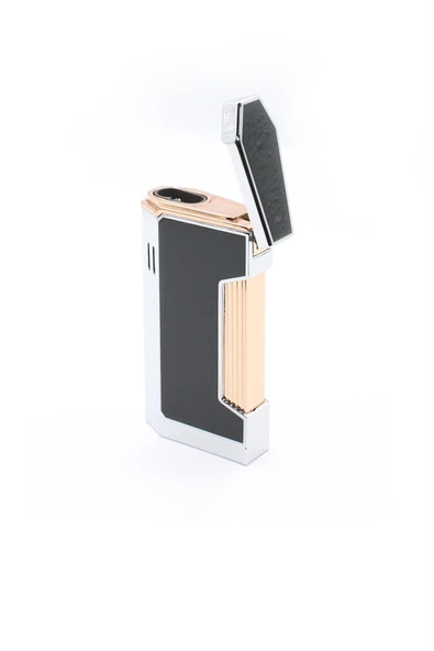 Silvio Monetti Siyah Gazlı Torch Pürmüz Çakmak SMC517MR01 - Resim 2