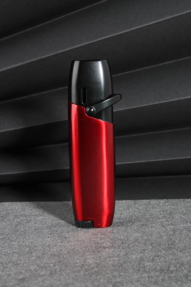 Silvio Monetti Kırmızı Siyah Özel Tasarım Torch Gazlı Çakmak - SMCK605MR06 ürün görseli 1