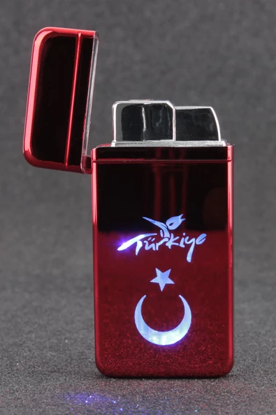 Silvio Monetti Animasyonlu Led Işıklı Türkiye Yazılı Gazlı Çakmak SMCK07023PR01 ürün görseli 1
