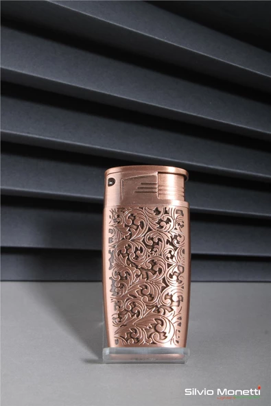 Silvio Monetti Bakır Özel Tasarım Gazlı Çakmak 24CSM822MR02 ürün görseli 1