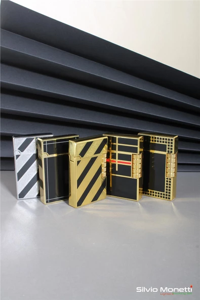 Silvio Monetti Gümüş Özel Tasarım Kapaklı Model Gazlı Çakmak 24CSM812ATR05 - Resim 6