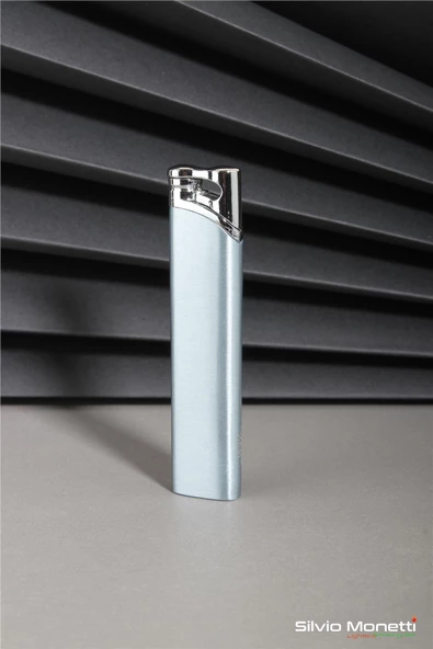 Silvio Monetti Gümüş Özel Tasarım Gazlı Çakmak 24CSM839MR02 ürün görseli 1