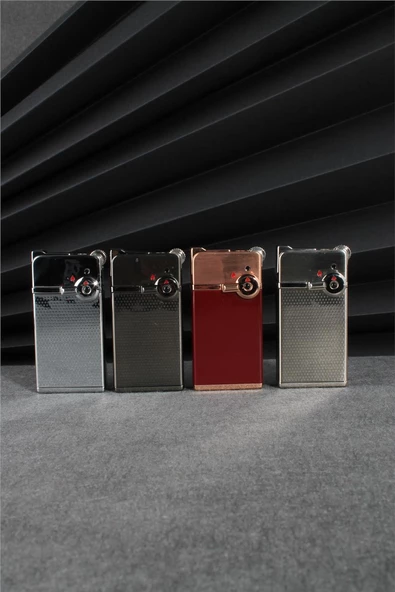 Silvio Monetti  Kahverengi Renk Pürmüzlü Ve Alevli Çift Başlıklı Vanalı Gazlı Çakmak  24CSM646TR02 - Resim 5