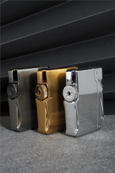 Silvio Monetti  Siyah Renk Özel Tasarım Pürmüz Gazlı Çakmak  24CSM881MR02 - Resim 8