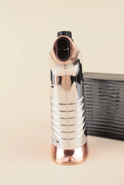 Silvio Monetti Güçlü Çift Çıkışlı Gümüş Ayarlanabilir Pürmüz 24CSM693MR02 - Resim 2