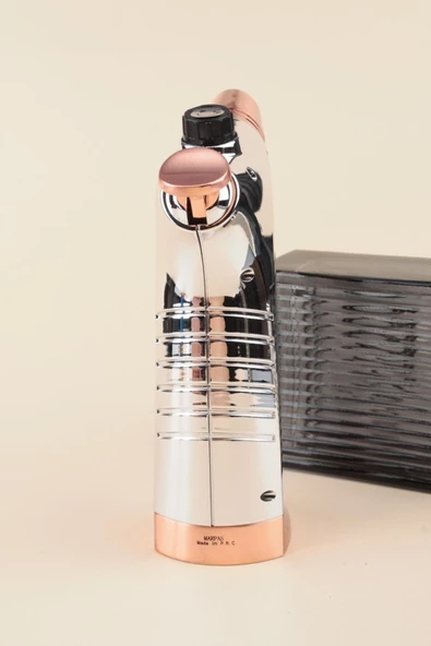 Silvio Monetti Güçlü Çift Çıkışlı Gümüş Ayarlanabilir Pürmüz 24CSM693MR02 - Resim 4