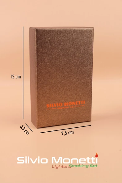 Silvio Monetti Elektronik Göstergeli Lazerli Dokunmatik Şarjlı Çakmak - SMCK677USBR03 - Resim 5