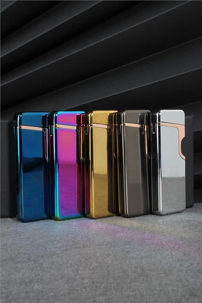 Silvio Monetti  Mavi Renk Dokunmatik Sensörlü Tesla Şarjlı Çakmak  24CSM22103R01 - Resim 6