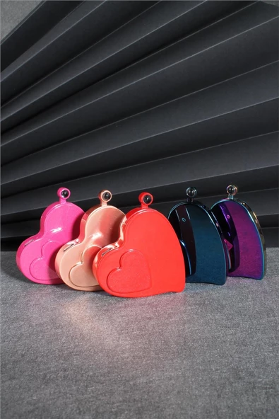 Silvio Monetti  Mavi Renk Kalp Şeklinde Özel Tasarım 100 Dilde Seni Seviyorum Yazan Şarjlı Çakmak  24CSM880MR05 - Resim 5