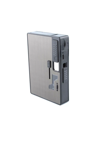 Silvio Monetti USB Şarjlı Çakmaklı Mentollü Sigara Tabakası