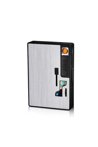 Silvio Monetti USB Şarjlı Çakmaklı Mentollü Sigara Tabakası - 2