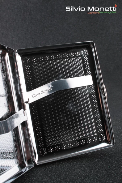 Silvio Monetti Desenli Metal Sigara Tabakası SMTBKCB005R3 - 4