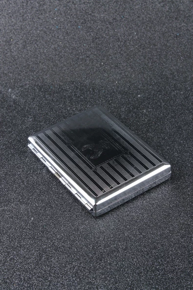 Silvio Monetti Desenli Metal Sigara Tabakası SMTBKCB005R2 - Resim 3