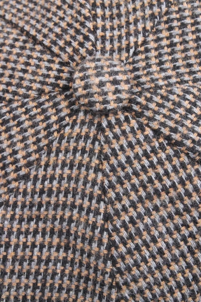 İngiliz Kasket Model Kaşe Kahverengi Şapka CAPKSKTR02 - 3