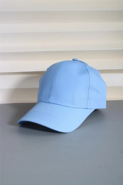 Cappello Mavi Spor Şapka Unisex Arkası Cırtlı Ayarlanabilir 24SAPKADUZ