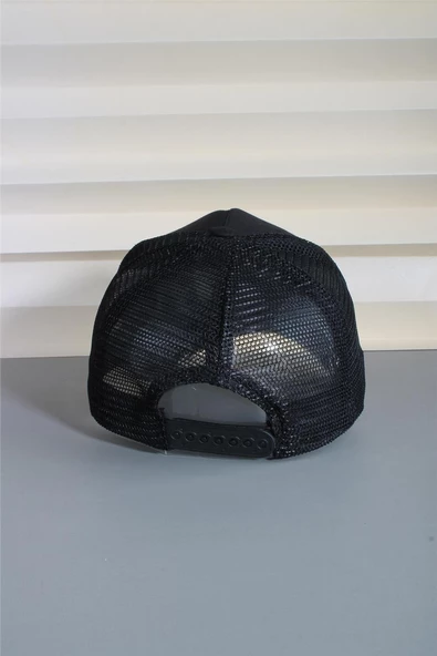 Cappello Siyah Spor Hayvan Figürlü Kurt Şapka Unisex Arkadan Ayarlanabilir Şapka 24SAPKAKU - 3