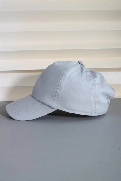 Cappello Gri Spor Şapka Unisex Arkası Cırtlı Ayarlanabilir 24SAPKADUZ - 2