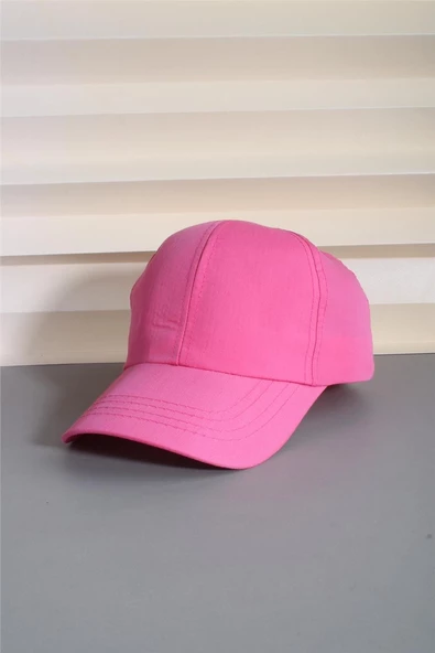 Cappello Pembe Spor Şapka Unisex Arkası Cırtlı Ayarlanabilir 24SAPKADUZ