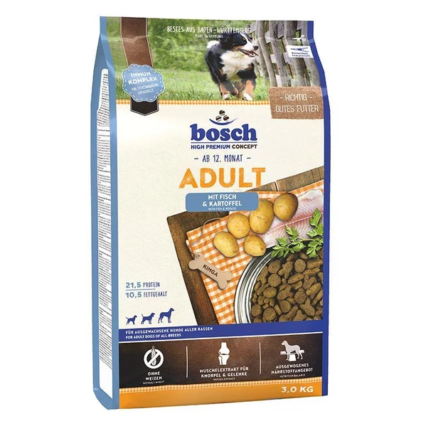 Bosch Ton Balıklı Patatesli Yetişkin Köpek Maması 3kg