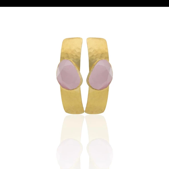 Kadir Jewellery 22 Ayar Altın Kaplama Vintage Küpe -El İşçiliği Ve Hipoalerjenik Küpe ürün görseli