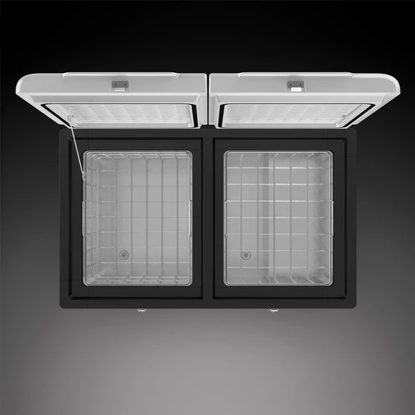 Parago Pg95 12/24Volt 95 Litre Çift Bölmeli Outdoor Kompresörlü Oto Buzdolabı - 7
