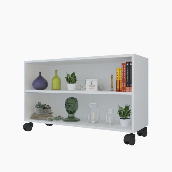 Kenzlife mutfak dolabı raziye 048*090*030 byz tekerlekli banyo evrak ofis ayakkabılık kiler