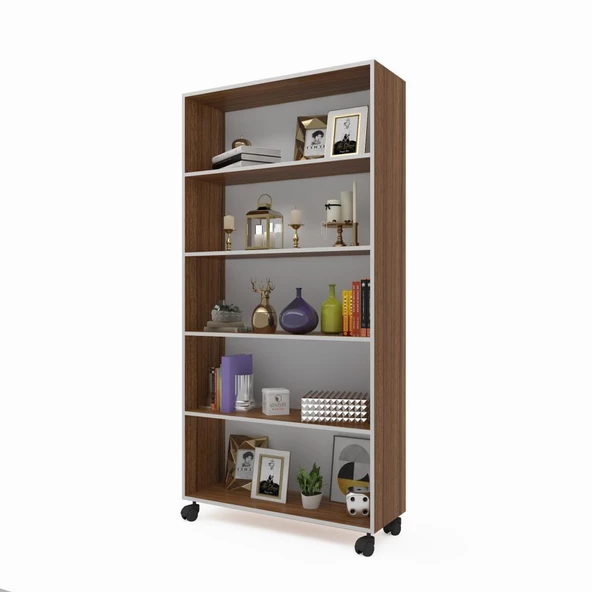 Kenzlife mutfak dolabı raziye 168*070*030 cvz tekerlekli banyo evrak ofis ayakkabılık kiler ürün görseli