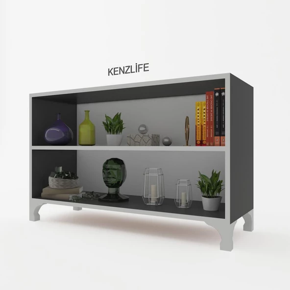 Kenzlife mutfak dolabı pakize 048*090*030 gri ayaklı banyo evrak ofis ayakkabılık kiler