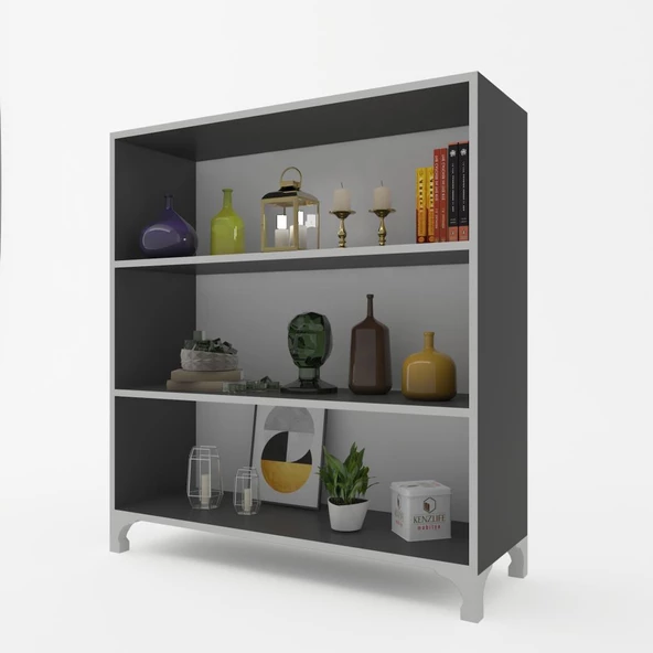 Kenzlife mutfak dolabı pakize 088*070*030 gri ayaklı banyo evrak ofis ayakkabılık kiler ürün görseli