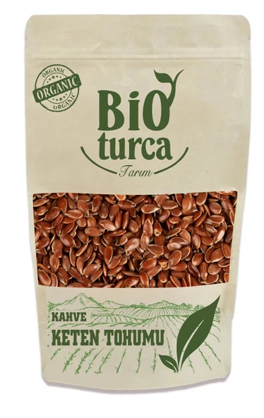 Bioturca Organik Kahve Keten Tohumu 500 G