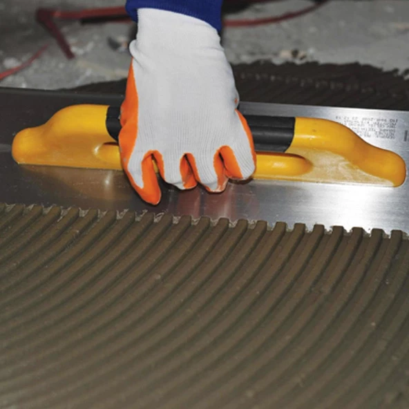 Metal Plastik Sap Sağlam Seramik Mala 50 cm Harç Derz Sıva Yüzey Düzleştirme Fugas Malası Saten - 5