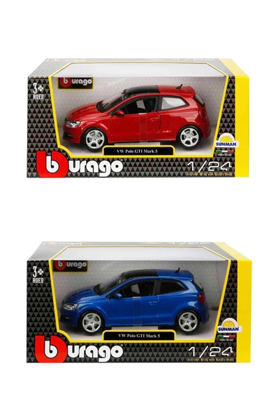 Hem Çocuklar Hem de Yetişkinler için Eğlenceli: 1:24 Volkswagen Polo GTI Mark 5 Model Araba - 5